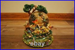 RARE Vintage Disney BAMBI Musical Snow Globe Little April Showers Works