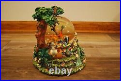 RARE Vintage Disney BAMBI Musical Snow Globe Little April Showers Works