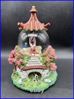 RARE Vintage Disney Mulan Snow Globe Music Box Discontinued