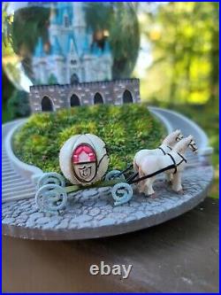 RARE Walt Disney Cinderella Castle Musical Light Up Snow Globe So This Is Love