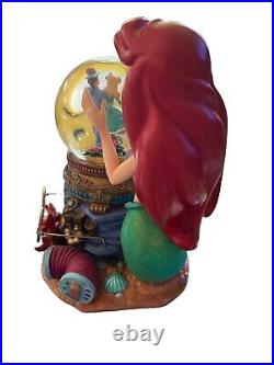 RARE! Walt Disney's Little Mermaid, Large Musical Snow Globe