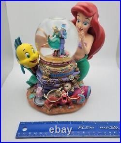 RARE! Walt Disney's Little Mermaid, Large Musical Snow Globe