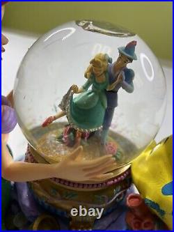 RARE! Walt Disney's Little Mermaid Under The Sea Musical Snow Globe Read New