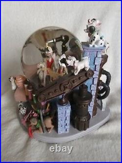 Rare 101 Dalmations Disney Musical Snow Globe In Bakery Factory