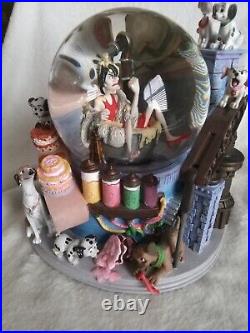 Rare 101 Dalmations Disney Musical Snow Globe In Bakery Factory