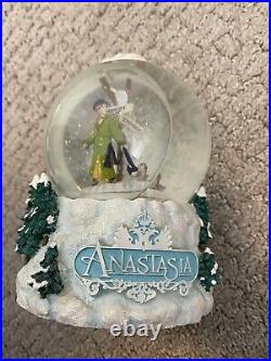 Rare 1997 San Francisco Music Box Company Anastasia Snow Globe Journey To Past