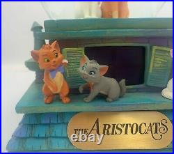 Rare Aristocats Disney Snow Globe With Music Box And Lights Up