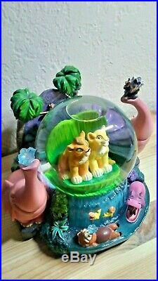 Rare Authentic Disney Lion King Musical Snow Globe Plays Upendi Collectible