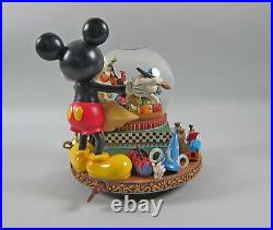 Rare Disney 100 Year of Magic Lighted Musical Snow Globe NOS! MIB