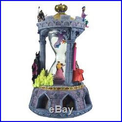 Rare Disney Direct Sleeping Beauty Hourglass Snow Globe and Music Box LARGE