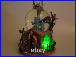 Rare Disney Haunted Mansion Grim Grinning Ghosts Music Light Up Snow Globe