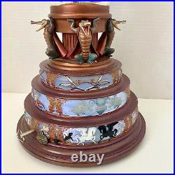 Rare Disney Mickey Fantasia 65th Anniversary Snow Globe WithBox- Music & Light-Up