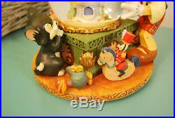 Rare Disney Pinocchio Toyland by Victor Herbert Musical Snow Globe Music Box