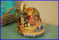 Rare Disney Sleeping Beauty Aurora Musical Snow Globe Music Box