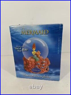 Rare Disney The Little Mermaid Broadway Musical Snow Globe Part Of Your World