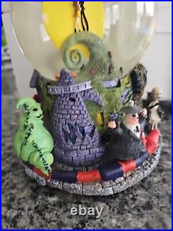 Rare Disney The Nightmare Before Christmas Snow Globe 1993 Music Vintage Retro