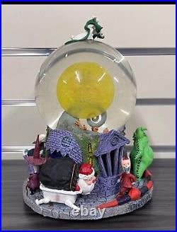 Rare Disney The Nightmare Before Christmas Snow Globe 1993 Music Vintage Retro