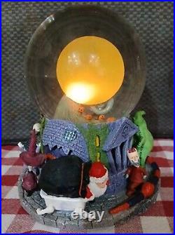 Rare Disney The Nightmare Before Christmas Snow Globe 1993 Music Vintage Retro