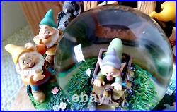 Rare Disney, The Seven Dwarfs, JEWEL MINE, Musical Snow Globe