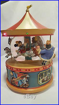Rare Disney's Mickey Mouse Brave Little Tailor Musical Snow Globe