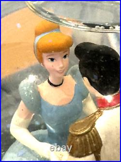 Rare Htf Disney Parks Resorts Cinderella Castle Musical Snow Globe- Issue Read