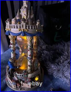 Read Flaws Beauty and the Beast Hour Glass Snow Globe Lighted Music Box Disney