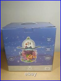 SEALED Disney Finding Nemo Over The Waves Coral Reef Snow Globe Music Box