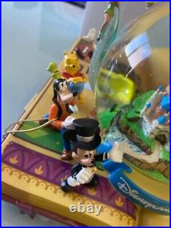 SNOW GLOBE 100 ILLUSTRATION Disneyland Paris Musical Stitch Tinker Mickey Disneu