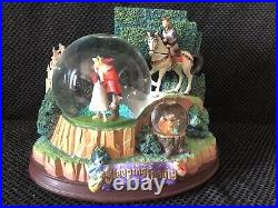 Sleeping Beauty Snow Globe Musical Music Box Princess Disney Store Exclusive HTF