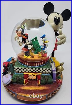 Snow Globe Walt Disney World 100 Years of Magic Motion Music Lights Large NEW