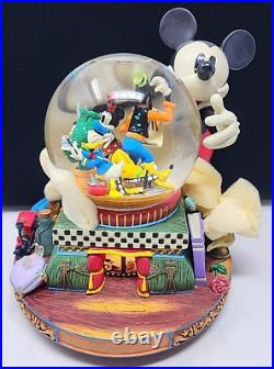 Snow Globe Walt Disney World 100 Years of Magic Motion Music Lights Large NEW