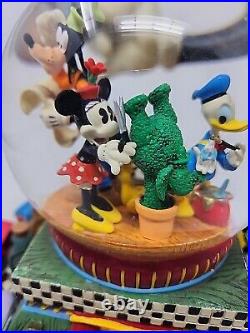 Snow Globe Walt Disney World 100 Years of Magic Motion Music Lights Large NEW