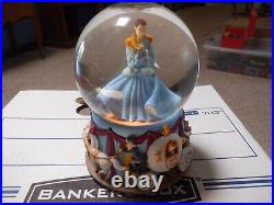 Snow globe collection, musical, Disney, Snow White, Cinderella, Peter Pan