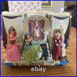 TWO SIDED Cinderella BEFORE & AFTER Musical SNOW GLOBE WithOriginal Box