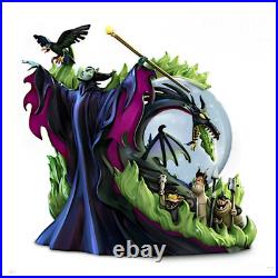 The Br? Dford Exch? Ng? Disney Maleficent Glow-in-the-Dark Musical Glitter Globe