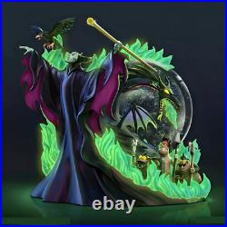 The Br? Dford Exch? Ng? Disney Maleficent Glow-in-the-Dark Musical Glitter Globe