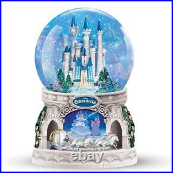 The Bradford Exchange Disney Cinderella Rotating Glitter Globe with Lights & Music