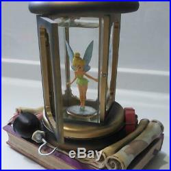 Tinker Bell Peter Pan Disney Discontinued Rare Snow Globe Light Music Box F/s