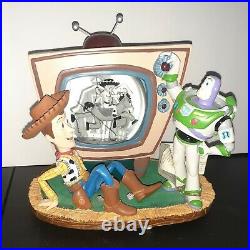 Toy Story 2 1995 DISNEY STORE TV Snow globe Music Box You've Got A Friend In Box