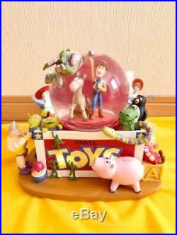 Toy Story Snow Globe Disney With Music Box Woody Andy Collectible F/s From Japan