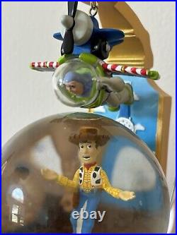 Ultra Rare Toy Story Snow Globe Disney Music Box Andy's Bed Woody Bo-peep