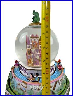 VTG Disney Parks Musical Snow Globe It's A Small World Rare 1963 Working