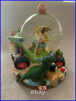 Vintage 1996 Disney Toy Story 1 Snow Globe Dome Music Box (ESTATE SALE ITEM)