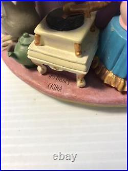 Vintage Aristocats Musical Snow Globe Piano Plays Everybody Wants To Be A Cat