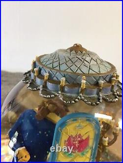 Vintage Disney 1991 Beauty and The Beast Musical Snow Globe