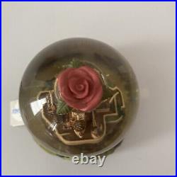 Vintage Disney Beauty & the Beast Castle Musical Theme Song Snow Globe 1991 EUC