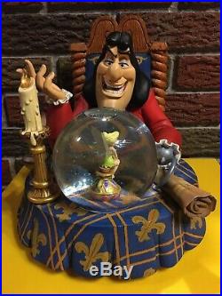 Vintage Disney Captain Hook Tinkerbell Musical Resin Statue Peter Pan RARE Globe