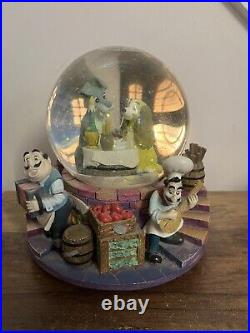 Vintage Disney Lady And The Tramp Bella Notte Musical Light-up Snow Globe TLC