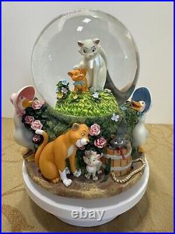 Vintage Disney Snow Globe Aristocats Musical + Shipping