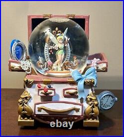 Vintage Disney Tinkerbell Snow Globe/Music Box Original Owner Pristine Condition